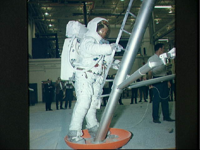 Lunar Module ladder and landing gear